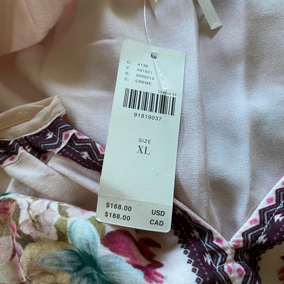 ANTHROPOLOGIE The Somerset Maxi Dress: Puff-Sleeve Edition size XL new nwt - Picture 7 of 7